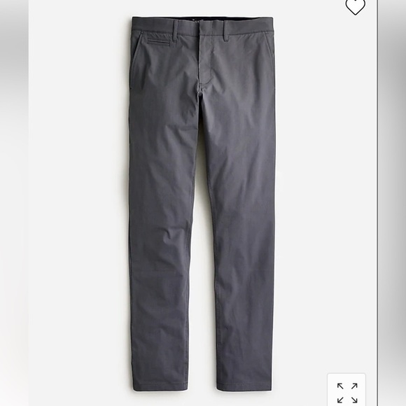J. Crew 484 Slim fit tech pants AW005 Gray 32/34 - Picture 4 of 8
